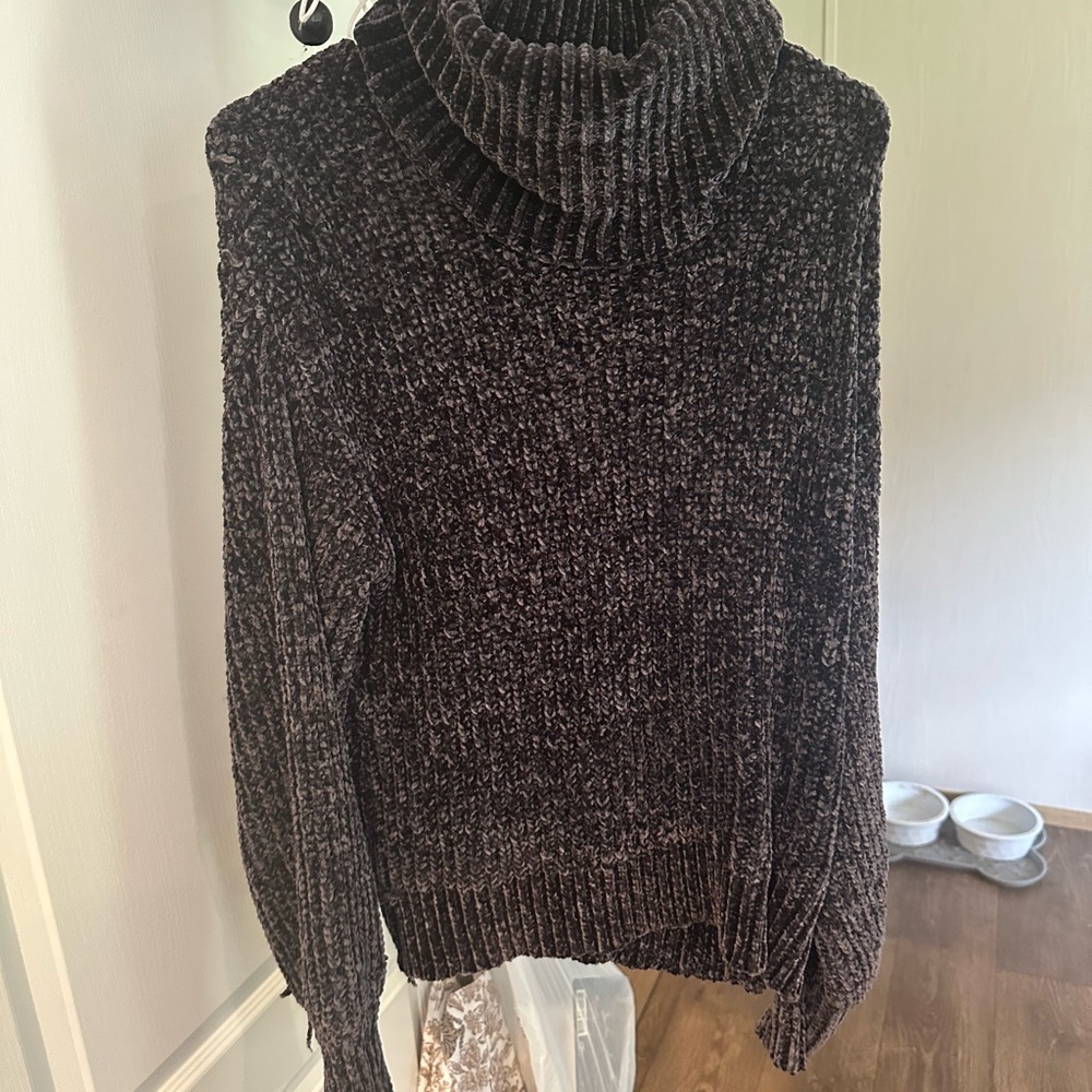 Cozy Black Turtleneck Sweater